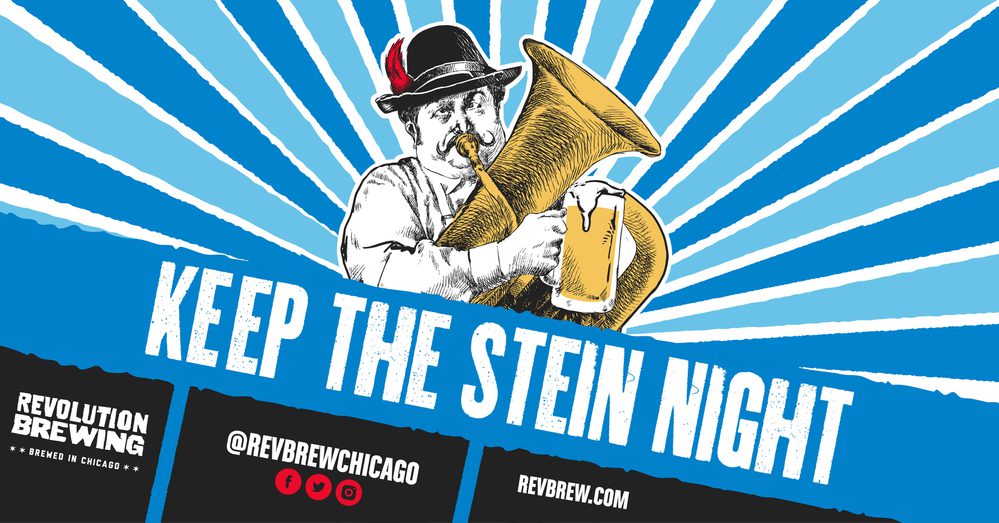 Keep the Stein Night with Revolution Brewing at Timothy O'Toole's in Gurnee